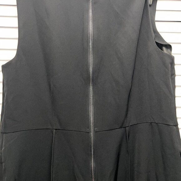 LANE BRYANT 14P Black Sleeveless, Wide Leg Jumpsuit - Picture 6 of 7